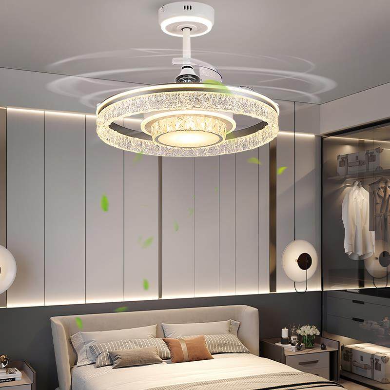 冰纹吊扇灯隐形xuniu-86风扇裂2025新款轻奢吊灯室餐厅卧家用一体,家装灯饰光源,风扇灯,淘宝优惠券,粉丝福利购,淘宝优惠卷