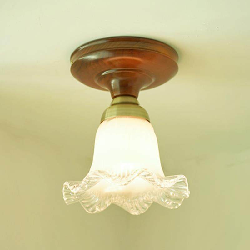 户玄关美式古阳台复过奶油678风法式卫生间走道廊灯玻璃入实木吸,家装灯饰光源,客厅吸顶灯,淘宝优惠券,粉丝福利购,淘宝优惠卷