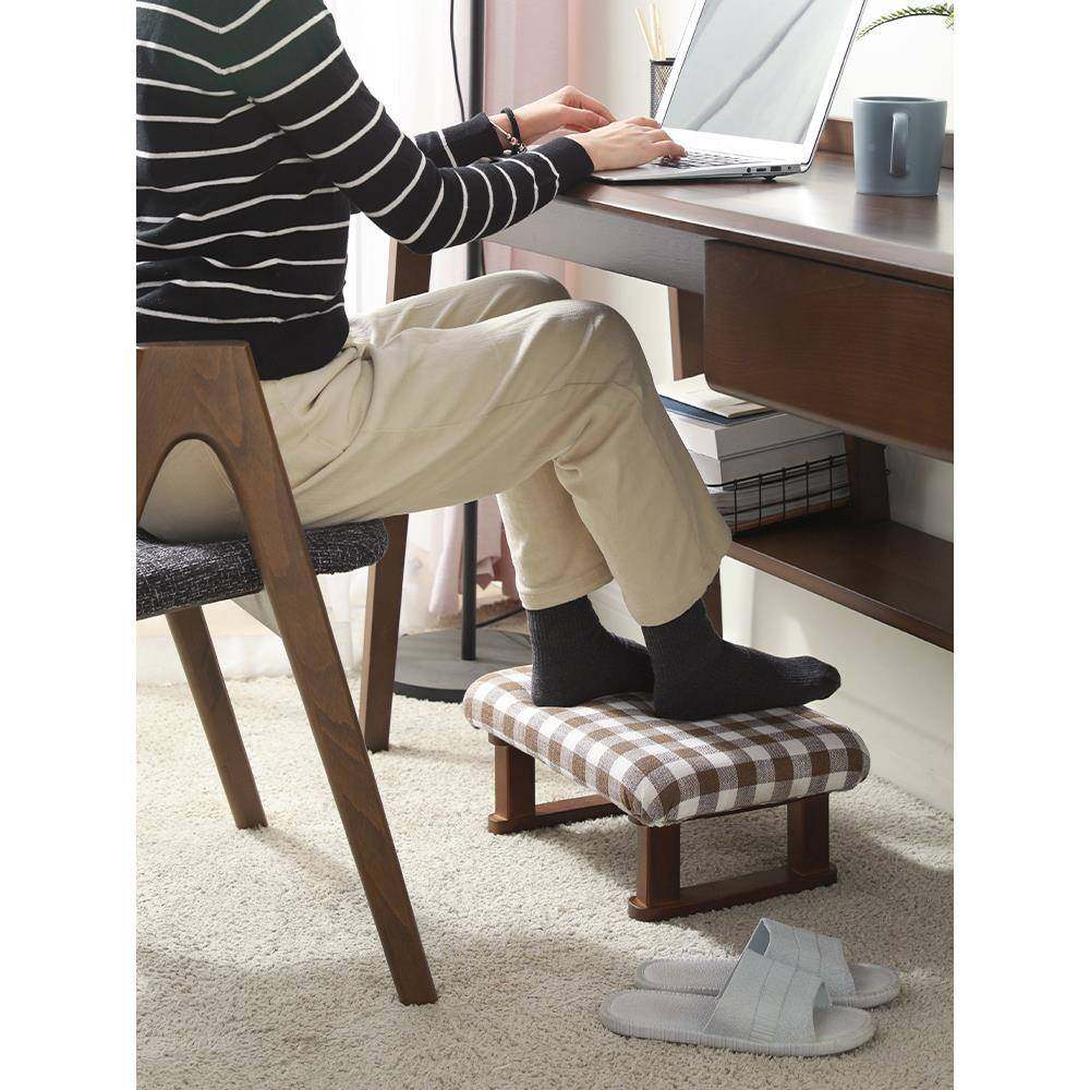 脚凳UZZ办公室踮脚脚阶踏发凳垫脚凳踩脚沙放脚凳台午睡脚凳踏板