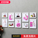 影楼婚纱照框 宝宝相片组合相框墙 简约创意儿童房挂墙照片墙装 饰