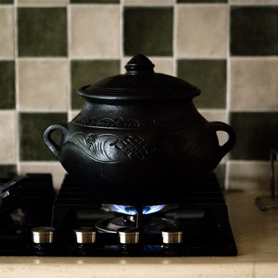 云边边尼西黑陶香格里拉藏陶砂锅炖煮煲鸡汤非遗手作柴烧器皿