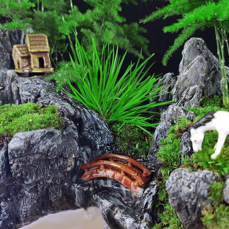 悬空式假山流水喷泉瀑布生财摆件室内循环水客厅水景鱼缸小型造景,家居饰品,装饰摆件,淘宝优惠券,粉丝福利购,淘宝优惠卷