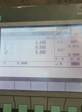 6FC5500-0AA11-1AA0实物拍摄 通电显示