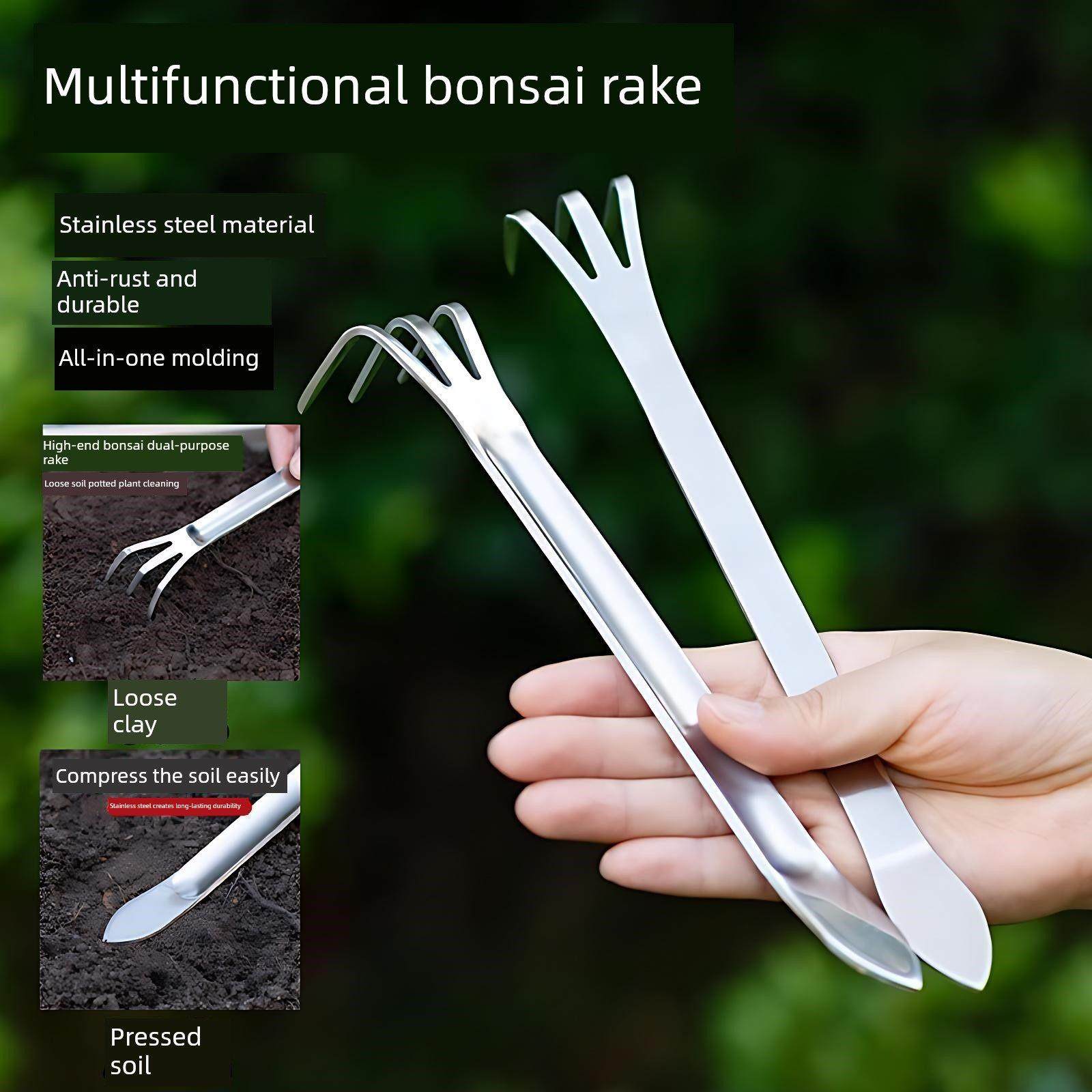 不锈钢盆景专用小耙花盆松土工艺品花卉园艺花卉园艺工具小抓斗耙,鲜花速递/花卉仿真/绿植园艺,耙子,淘宝优惠券,粉丝福利购,淘宝优惠卷