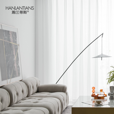 瀚兰蒂斯白纱窗帘白色纱帘透光不透人窗纱半遮光卧室加厚棉柔纱帘