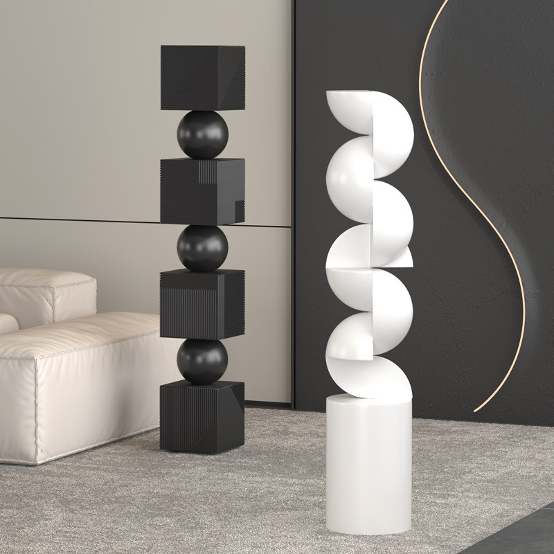 由居 无尽之柱落地摆件酒店雕塑售楼处走了玄关空间软装抽象异形,家居饰品,装饰摆件,淘宝优惠券,粉丝福利购,淘宝优惠卷