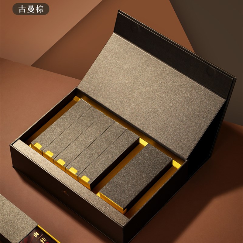 高档岩茶肉桂二两装通用红茶水仙大红袍六泡茶叶礼盒装空盒子定制