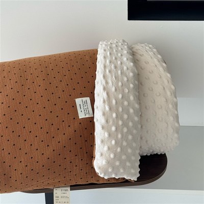 软糯A类全棉皱皱纱豆豆被子2025新款 小碎花春秋被被芯冬被四季用