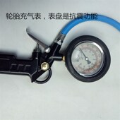 汽车摩托电动车打气嘴充气头轮胎工具加气嘴接头气压力表带胎压表