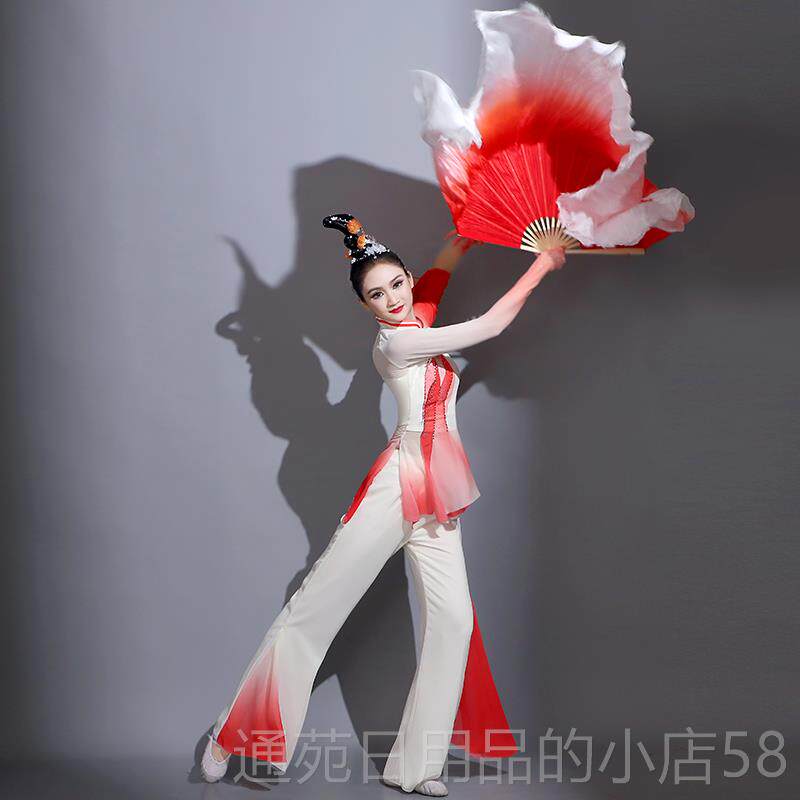 正品胶州秧服演出服女中国风歌樊婧同款流年舞蹈服装艺考扇子舞怡