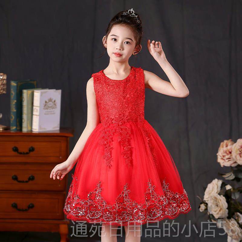 正品女童主礼服025新裙款夏公季儿童洋装2蓬蓬纱裙小女孩舞蹈演出