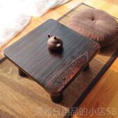 正品 包邮 日式 烧木桐小方桌简榻榻米矮桌子小茶几约矮桌子实地桌木