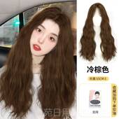 头头发 正品 全人 全头饰 模拟 假发为妇女长卷发 假缝看不见