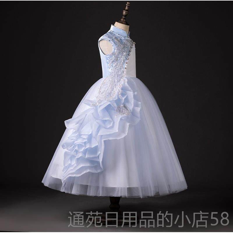 正品中国风新少女装典雅易近奢持华小众儿童公主装主古筝钢琴接旗