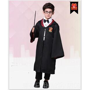 正品万圣节服儿童装魔法师s装扮服装哈利波特co长袍披风巫师表演