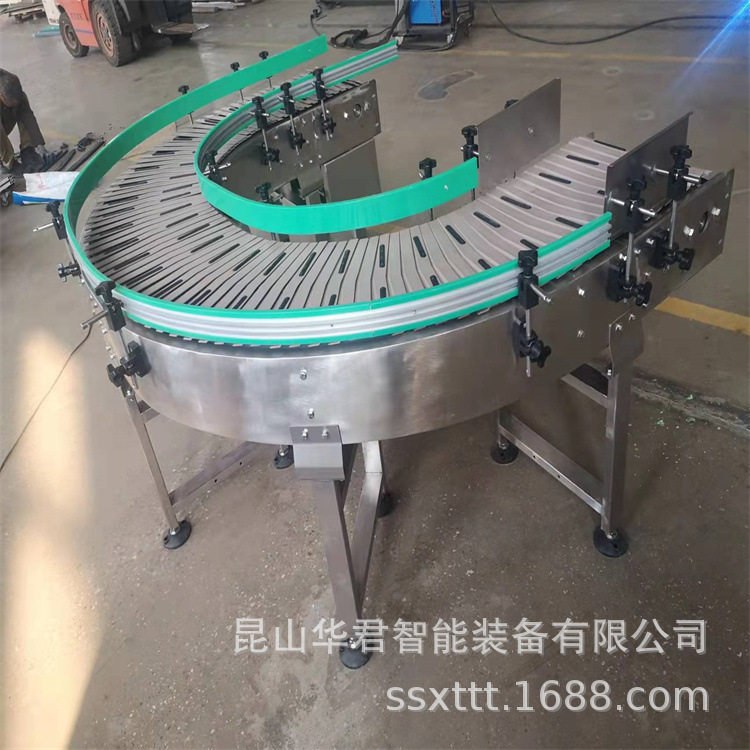 U型链板封箱输送转弯螺旋机