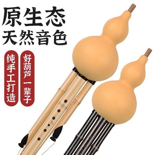 工OMB原天然葫芦态丝紫竹金竹成人初学入门演奏c生调降手b调专业