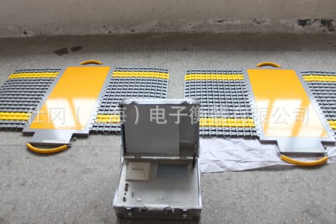 外销英文便携式汽车衡 无线触摸屏便携式地磅60吨高精误差少