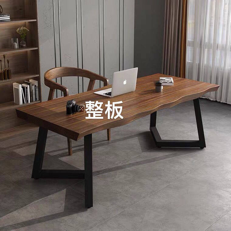 98台式电脑桌元恢复桌子抢工作台写字桌抢元完书桌简约现代实木办