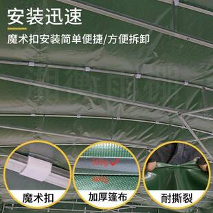餐饮烧烤厂家直供大排档拉推雨棚围移布户伸外大型缩推拉动雨棚摆
