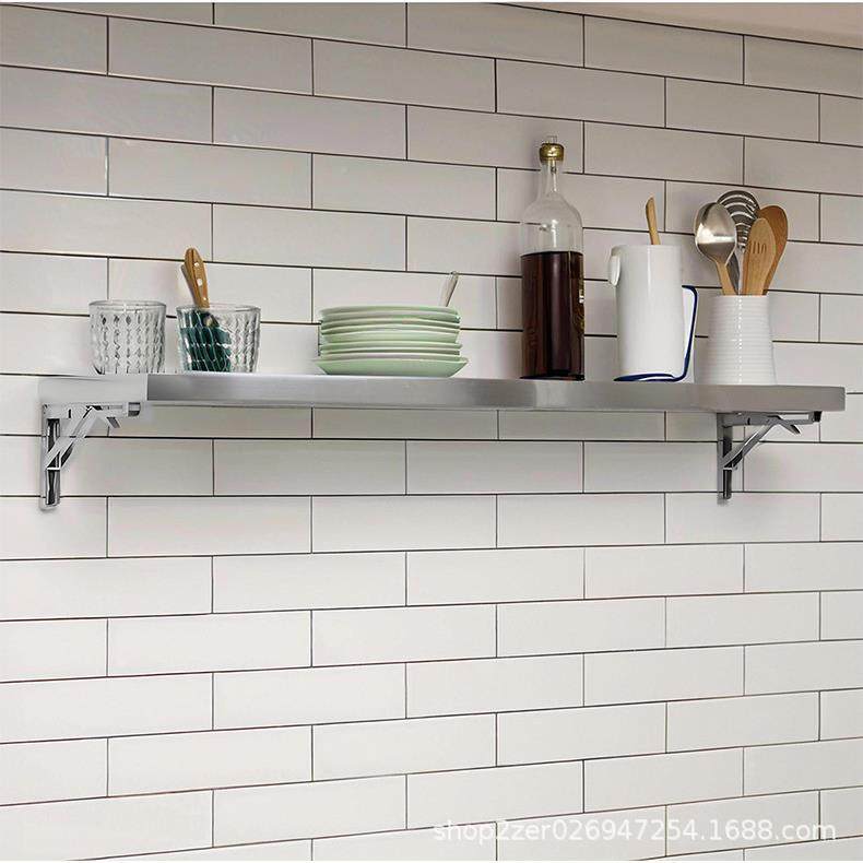 不锈钢折叠台壁挂收房纳整理AL102096墙厨上置架打孔支架切菜桌一,厨房/烹饪用具,抹布架/厨房清洁收纳架,淘宝优惠券,粉丝福利购,淘宝优惠卷