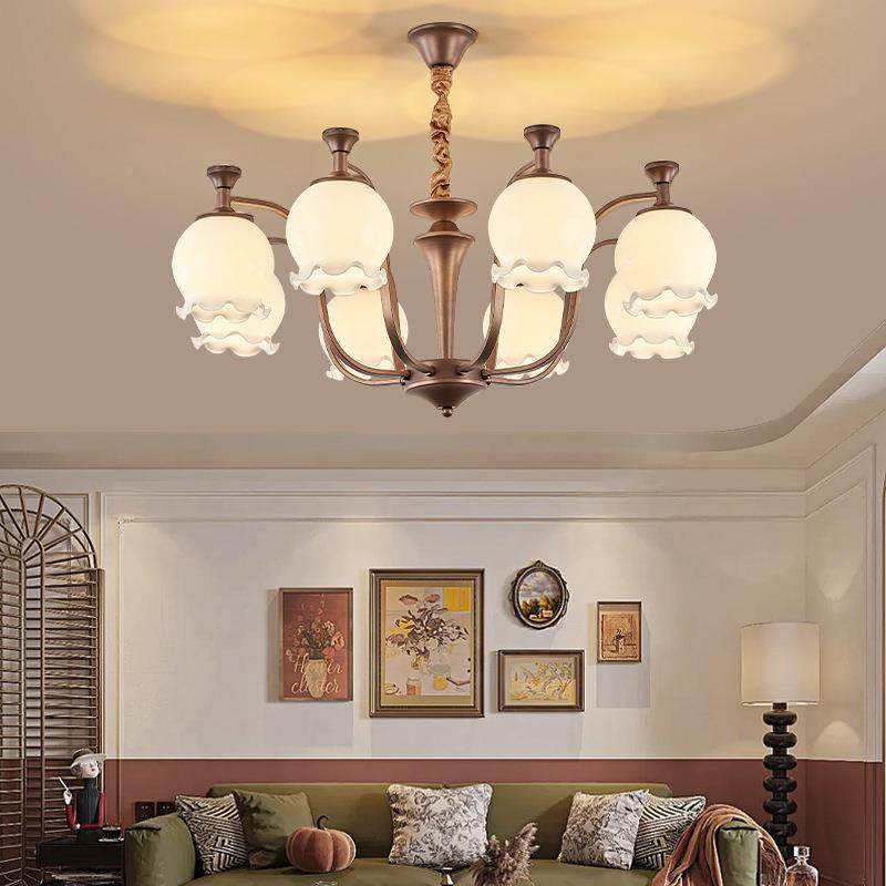 中古风客厅复吊中灯款法式护眼新式美式古现代新简约356餐厅卧室,家装灯饰光源,智能吊灯,淘宝优惠券,粉丝福利购,淘宝优惠卷