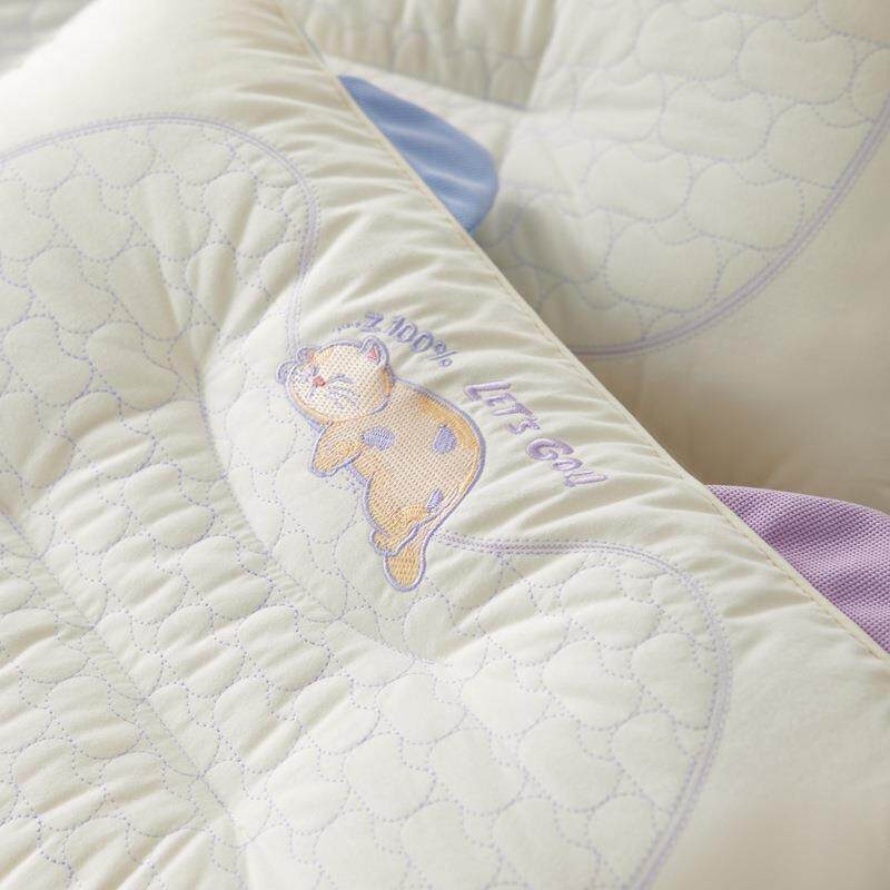 2024新款A头类C3PAZ45A面全棉枕可水洗枕儿童宝宝成人枕双柔软分