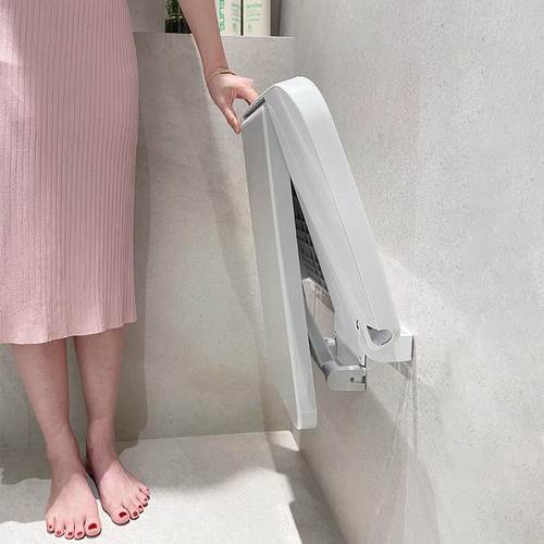 室折叠淋浴椅卫生间壁浴凳挂洗澡椅老人防浴滑冲凉凳沐坐39凳换新