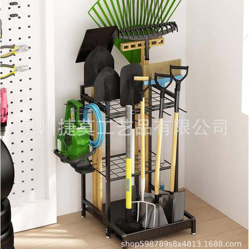 壁德国艺园铁林工具直钩875悬置物架挂式墙上整挂理架花园