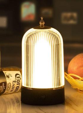 led充电吧台充电户外餐桌灯桌面氛围酒灯灯小夜餐桌气氛灯281清灯