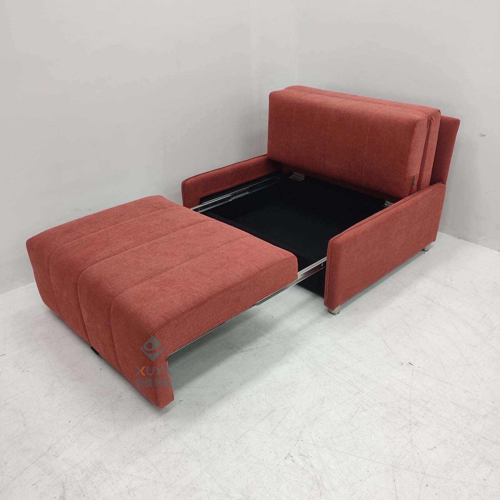 小户型多功沙发床棉麻布艺能无客手款厅CLP推扶拉两用沙发