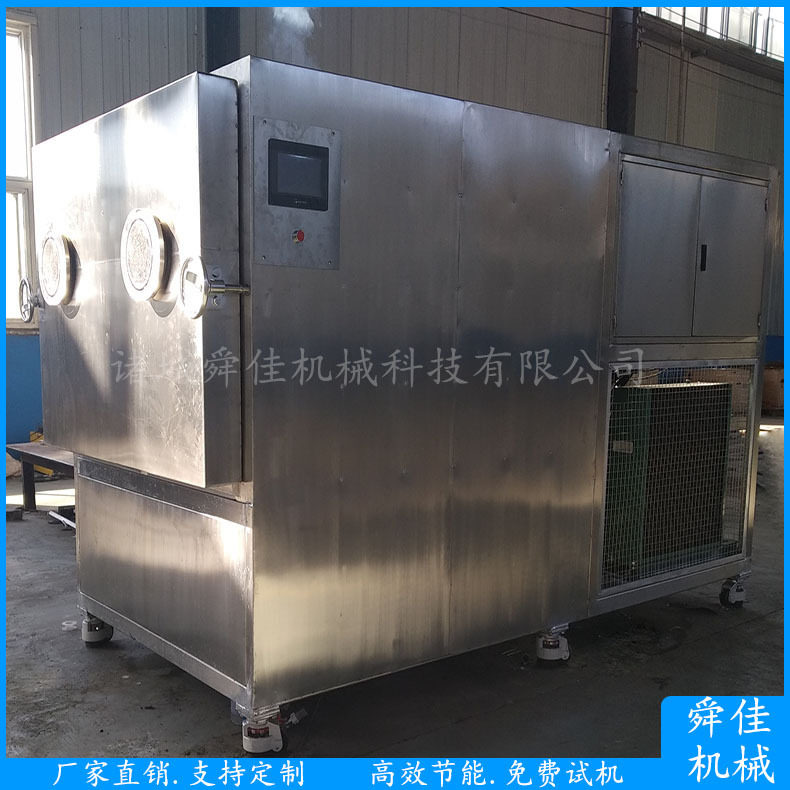 鲫鱼汤 营养汤品块冻干机 三文鱼海参鲍鱼冻干设备 水果冻干机