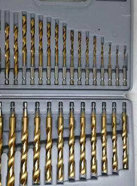 c热销30p钻头花高速钢英制AVP钻镀钛打铁麻套装组套高硬度