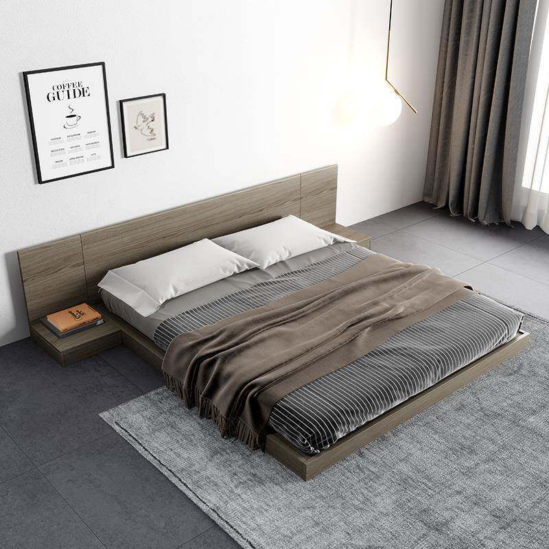 I1床日式榻榻米床1卧066#.2米出屋床1.5租米落地矮次床经济型板式