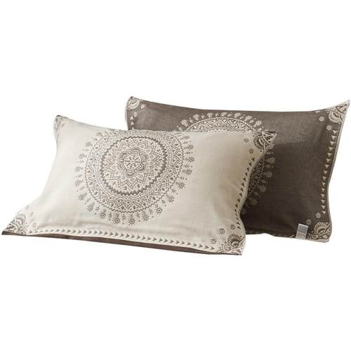 纯棉枕巾厚纱头布情侣枕大头巾一加对装双人家用加枕10029981盖巾