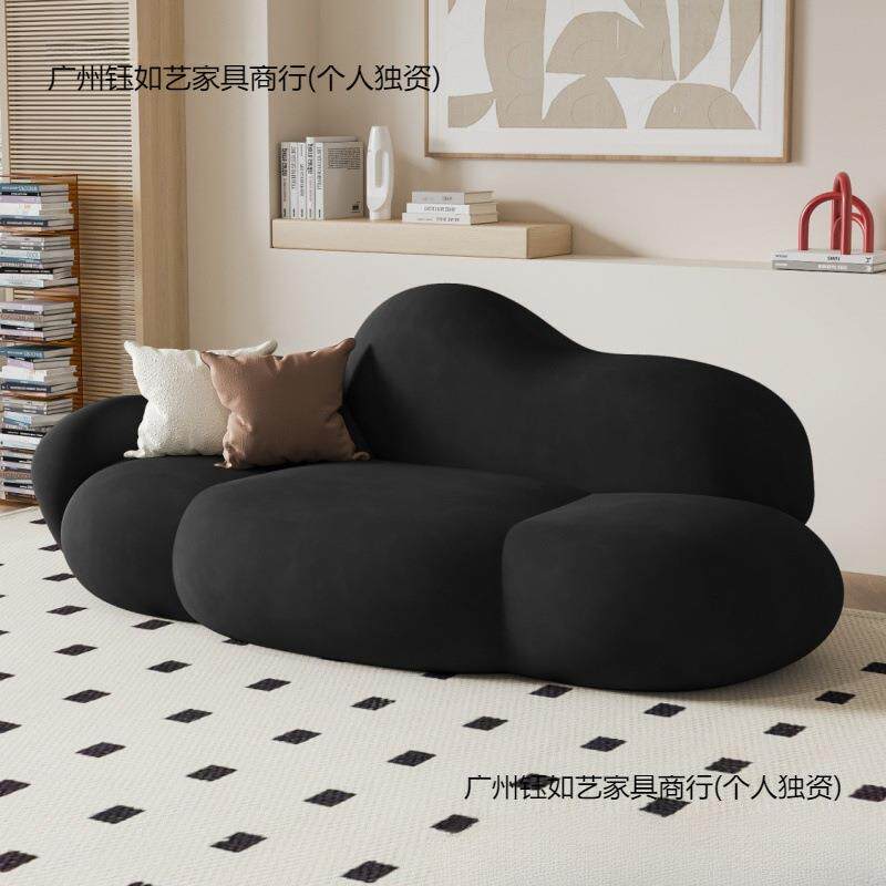 红屋沙发客厅小户型出租云朵沙发美甲店小沙发服YRYMQ6Kk网装店休