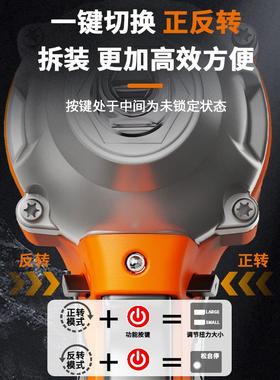 山IAU水电动扳手大扭力家无风炮冲用击扳工手架子大功刷率冲击扳