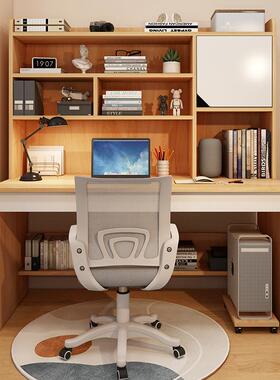 写字桌学生家桌用阳台书桌ZXH书柜合电脑组一体书架卧室子小桌学