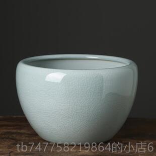 正品景釉德镇陶瓷荷花缸大号冰裂种树庭院养鱼水月季睡缸缸莲荷花