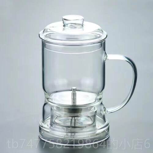 正品耐高温全玻璃套功夫茶具装自滤动懒人泡茶杯家用过茶杯