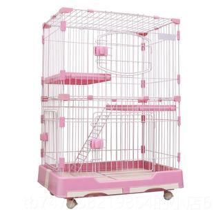正品猫用笼家猫清关室内猫窝别猫墅两层三层猫窝双层笼猫笼猫用品