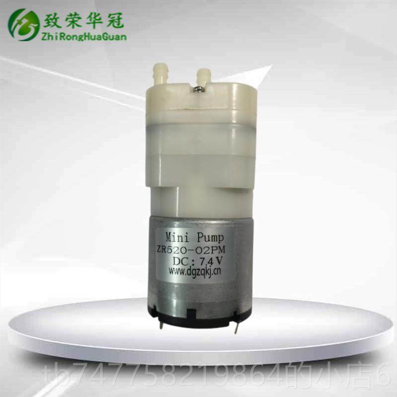 正品小气泵2V4微型气ZR520-02吸PM负压真空泵泵6V抽气泵12V静音气