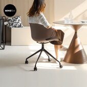 简约家用可移动椅子舒适久坐卧室电脑椅休闲靠背办公室洽谈椅转椅