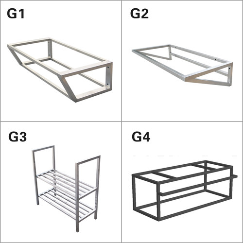 不锈钢洗手盆支架订制壁挂式浴室柜柜脚大理石桌面防锈脚金属柜腿