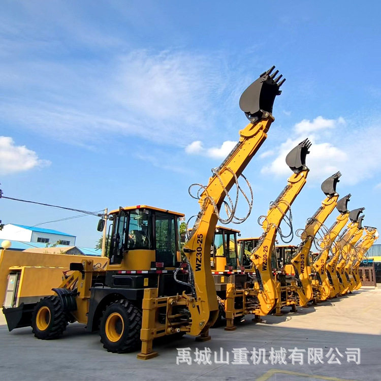 挖掘装载机源头工厂 30-25两头忙 一机多用 功能强大