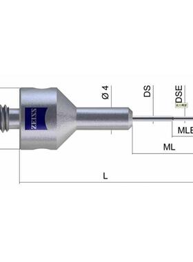德国蔡司三坐测针6标02030-801-000VA602030-8ST阶型梯测针红宝石