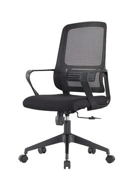 简约休室闲办公子久职坐不累电脑椅现代员椅办ASJ-308B公椅升降护