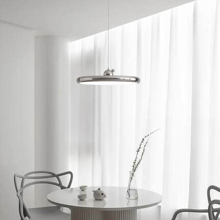 可升餐厅灯全降光谱2款025新创意奶油护风飞碟饭桌餐桌眼284餐厅