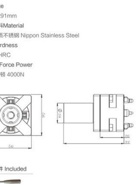 E延RO卡WA小型HR-06013EDM手动盘加长长锣铜公火夹花机快速定位精
