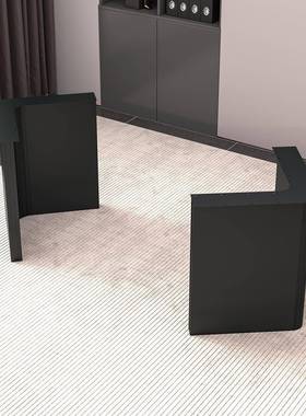 铁艺桌办腿支架桌角桌桌脚公桌茶几底桌座电脑餐脚架岩AST板桌子